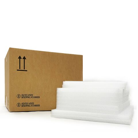 UN 4G Gefahrgutkarton PG355 + SR Batterien-Kit für den Versand von Lithium-Batterien ist die Verwendung dieses Gefahrgutkartons mit einem hierfür vorgesehenen Kit vorgeschrieben.