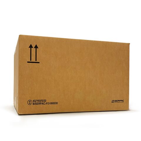 UN zugelassene 4G Pappkartons geeignet für den Versand verschiedener Parfümerie-Produkte in Fläschchen in Originalverpackung, ohne Notwendigkeit einer Gruppierung in zusätzlichen Kartons (Grouping Box).