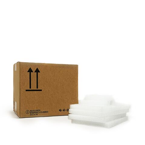 UN 4G Gefahrgutkarton PG807 + SR Batterien-Kit für den Versand von Lithium-Batterien ist die Verwendung dieses Gefahrgutkartons mit einem hierfür vorgesehenen Kit vorgeschrieben.