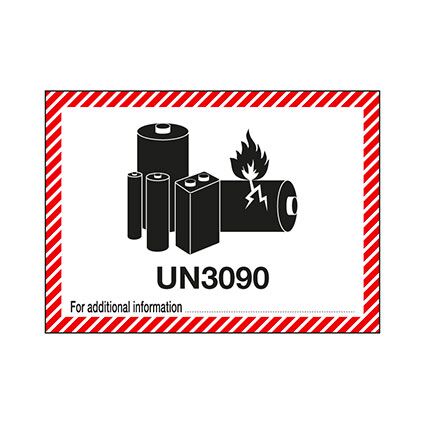 Das Kennzeichen Lithium Battery Mark einer Telefonnummer ausgefüllt werden, um im Bedarfsfall beim Versender zusätzliche Informationen einzuholen (obligatorisch bis 31.12.23 nur für Sendungen auf dem Seeweg IMDG).